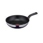 TEFAL Wok Tefal 28 cm en Aluminium Titané noir