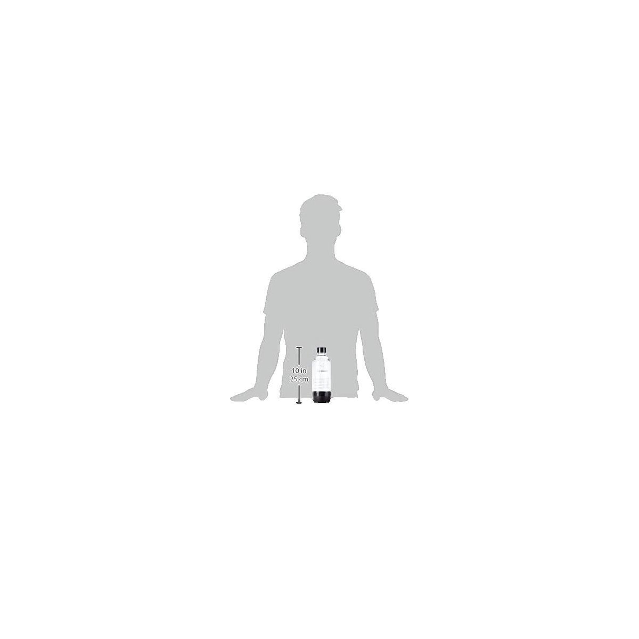 Voir la diapositive 3 : SODASTREAM Ensemble trois bouteilles SodaStream 1 litre bouchon hermétique