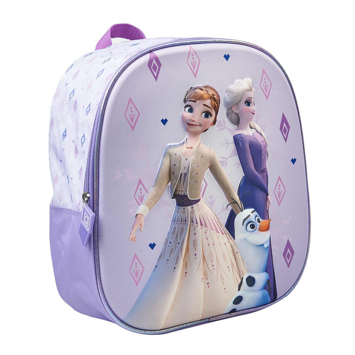 DISNEY Sac maternelle violet REINE DES NEIGES