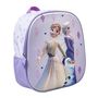 Voir la diapositive 2 : DISNEY Sac maternelle violet REINE DES NEIGES