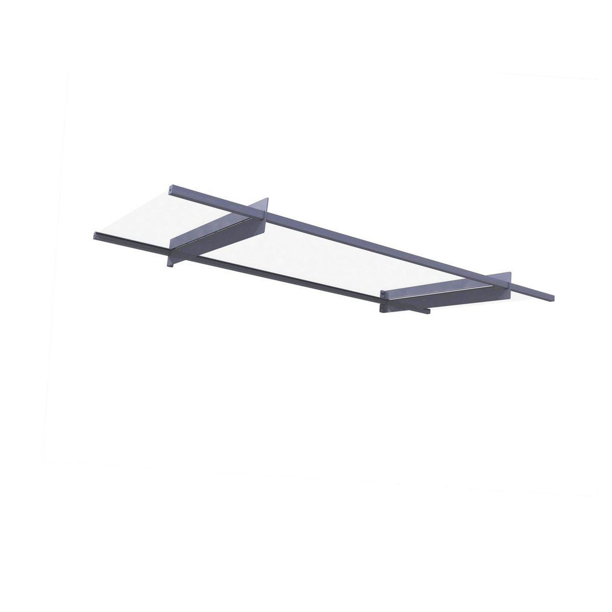 Voir la diapositive 2 : Canopia by PALRAM Marquise - Anthracite - 94x250-5cm - NANCY 2050