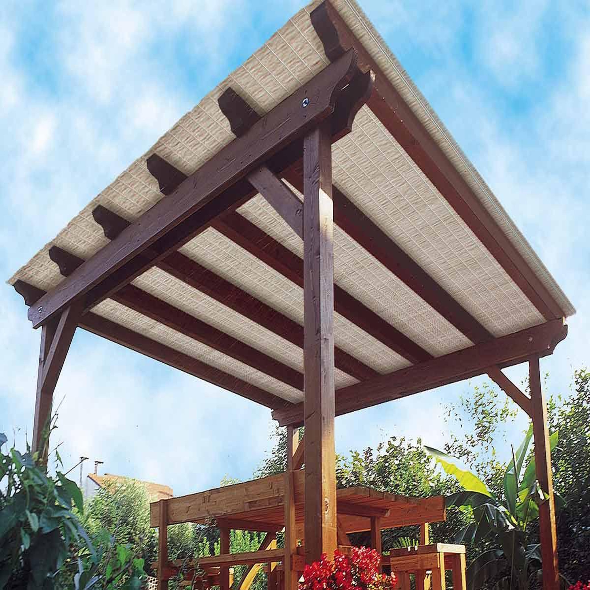 Voir la diapositive 2 : Jardiline Brise vue multipaille 300 x h 90 cm sable - jardiline