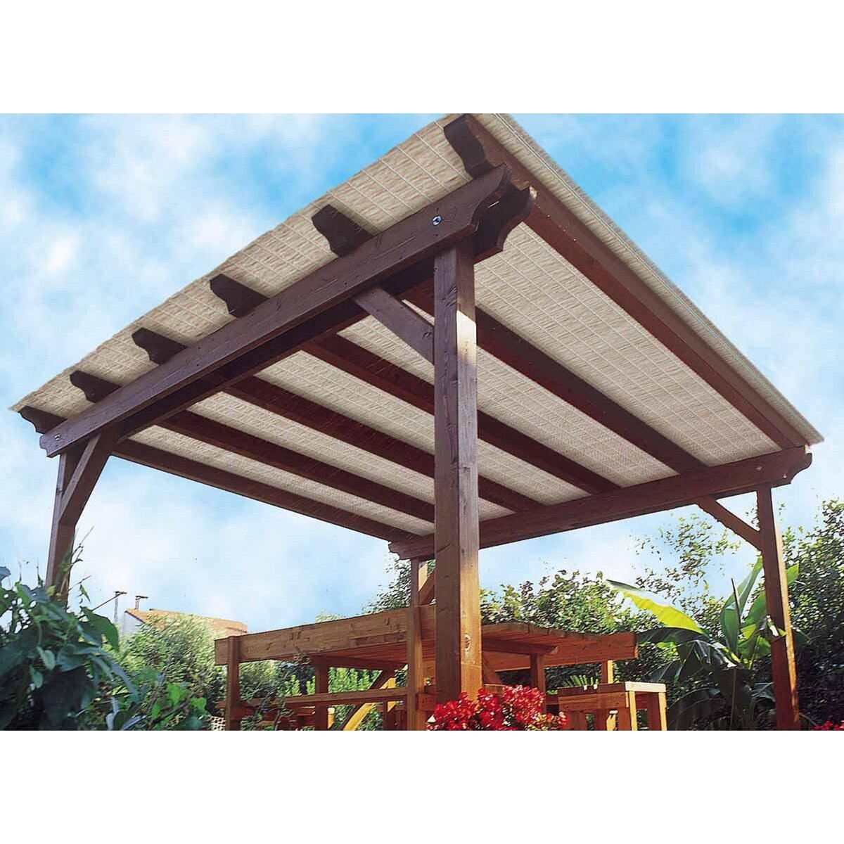 Jardiline Brise vue Multipaille 300 x H 90 cm Sable - Jardiline