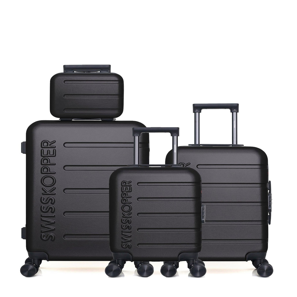 SWISS KOPPER SWISS KOPPER  -  Lot de 4  -  Valise weekend, valise cabine, valise cabine XXS et vanity AIGLE