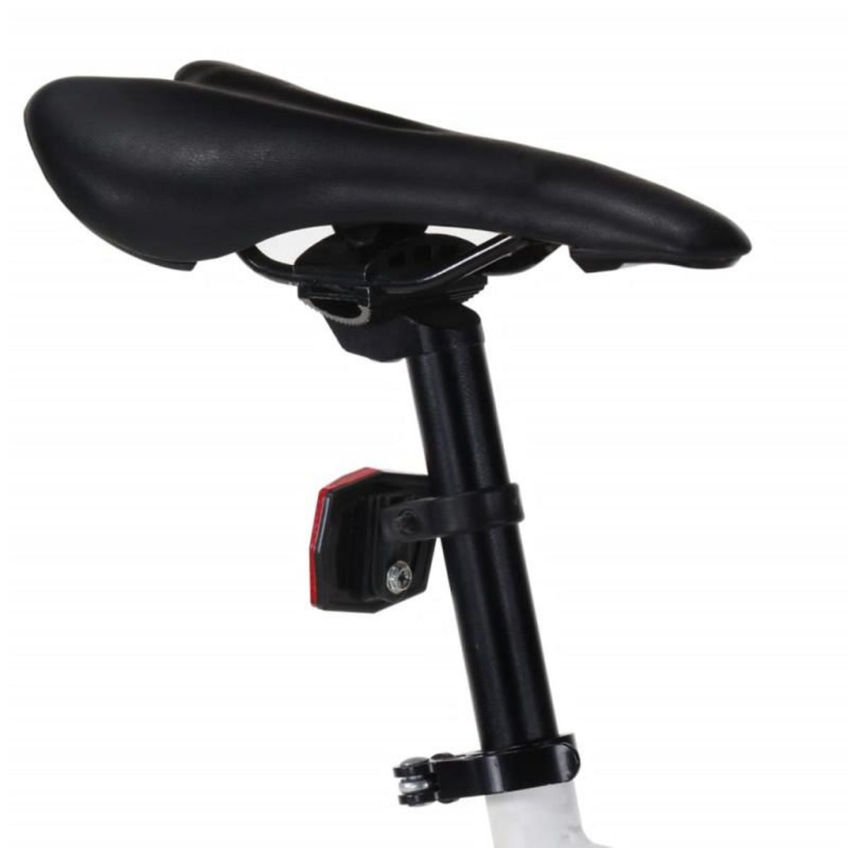 VIDAXL Vélo à pignon fixe blanc et orange 700c 51 cm