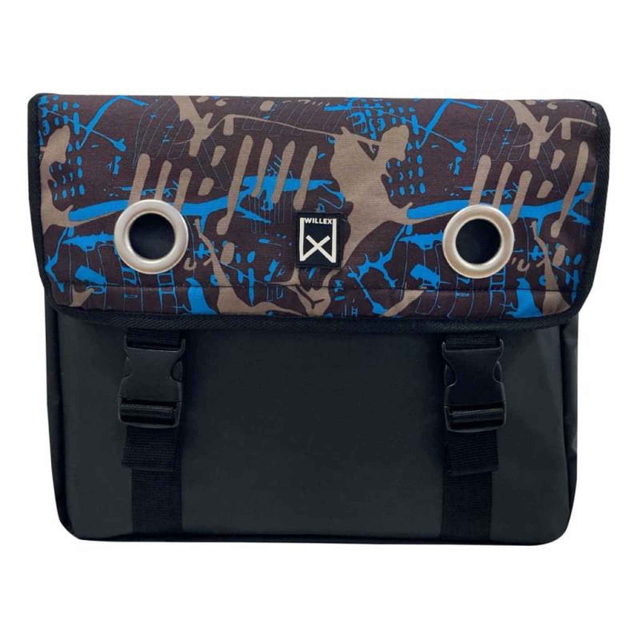 Voir la diapositive 2 : Willex Willex Sacoches de vélo 30 L Ice Tarpaulin bleu et noir