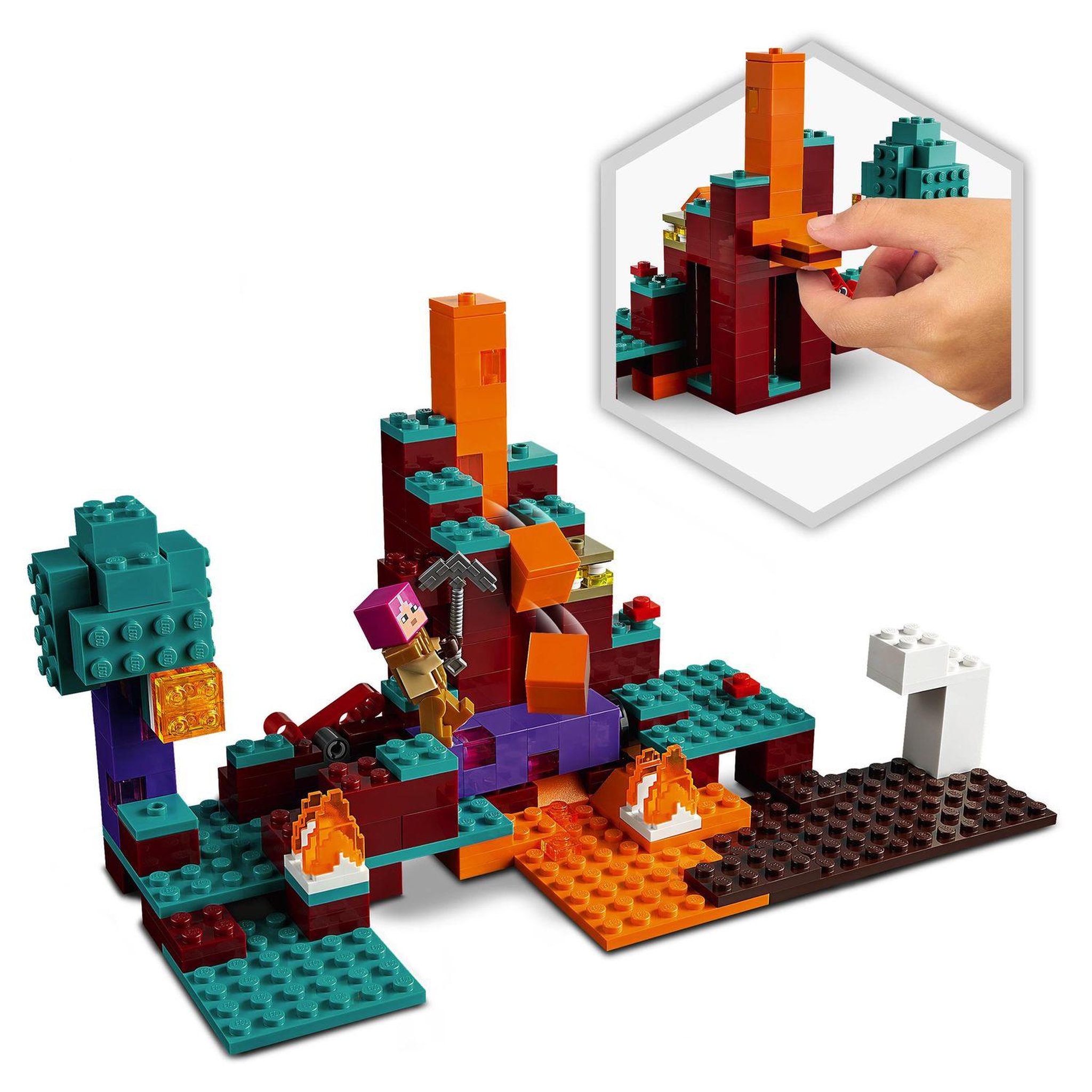 Voir la diapositive 4 : LEGO Minecraft 21168 - La forêt biscornue