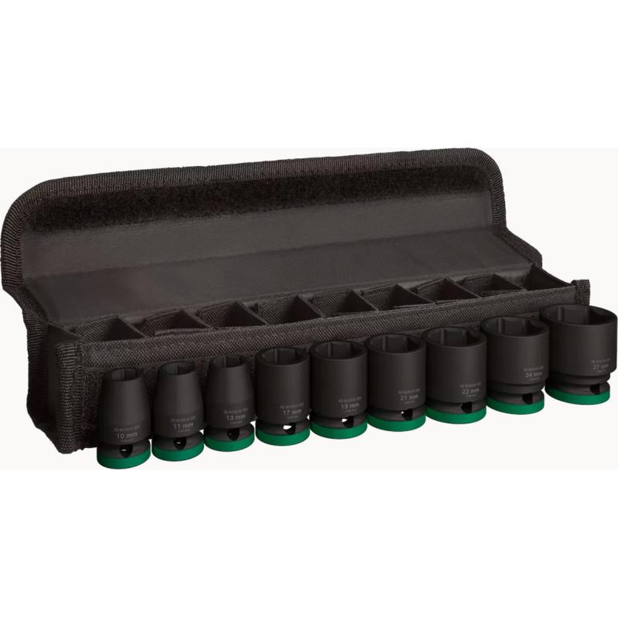BOSCH Set 9 douilles Impact 1 2'' PRO M10 11 13 17 19 21 22 24 27 BOSCH 2608003038