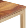 Voir la diapositive 4 : VIDAXL Table d'appoint 60x60x40 cm Bois massif