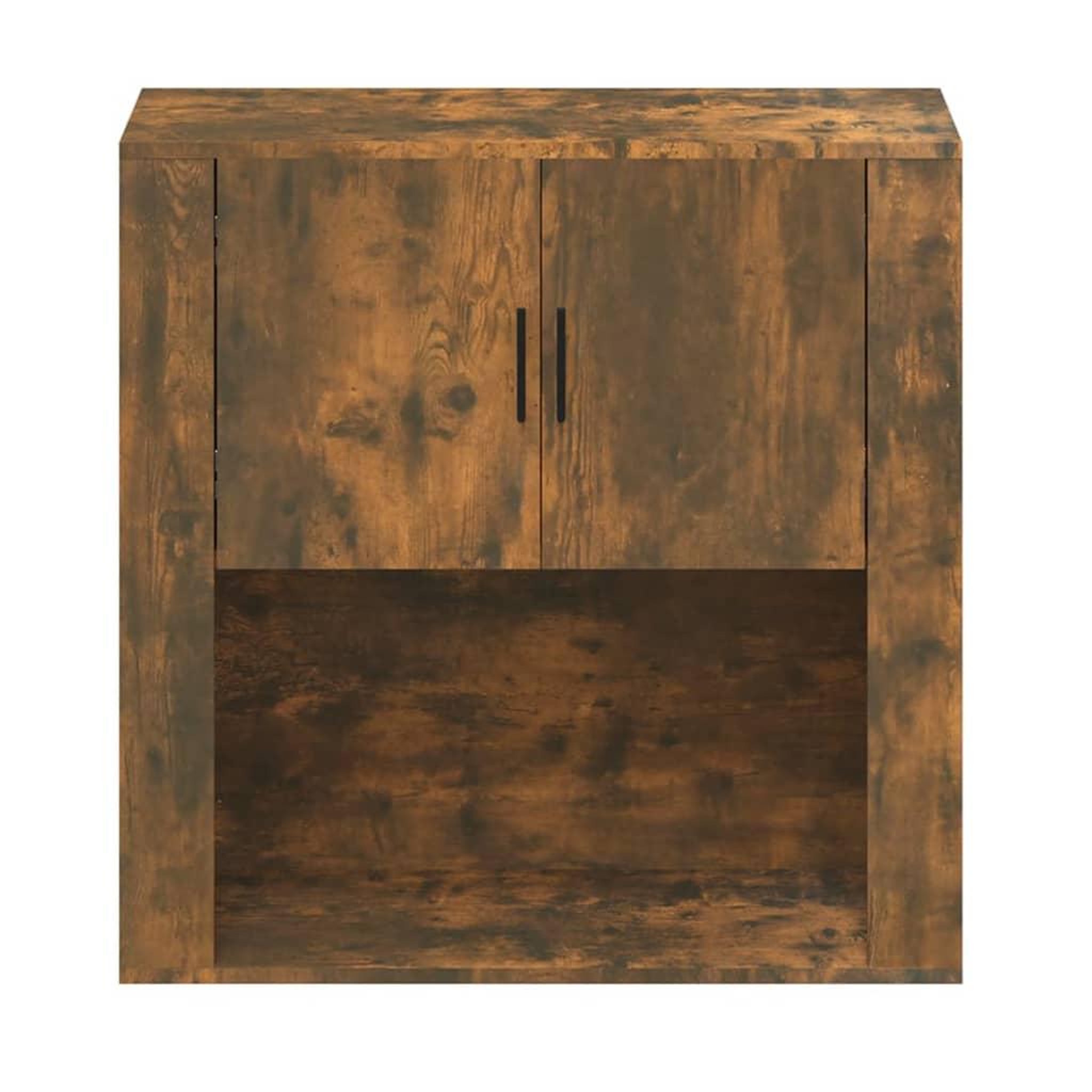 Voir la diapositive 3 : VIDAXL Armoire murale Chene fume 80x33x80 cm Bois d'ingenierie