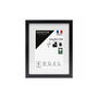 Voir la diapositive 1 : CEANOTHE Cadre Ceanothe CADRE 24X30 OUV 18X24 MILAN NOIR