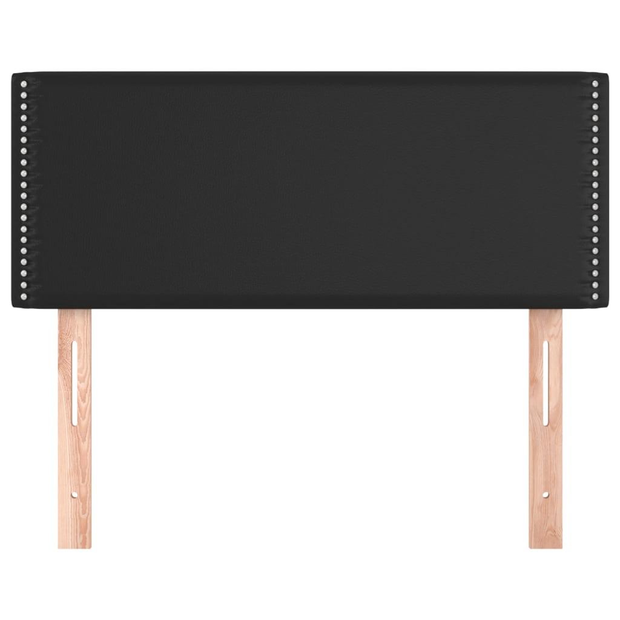 Voir la diapositive 3 : VIDAXL Tete de lit Noir 100x5x78/88 cm Similicuir