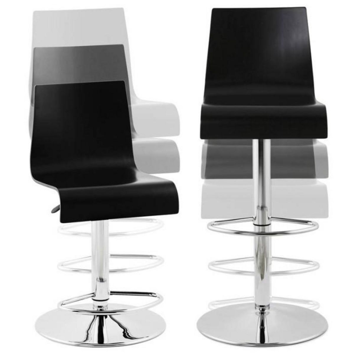 Paris Prix Tabouret de Bar  Fire  107cm Noir