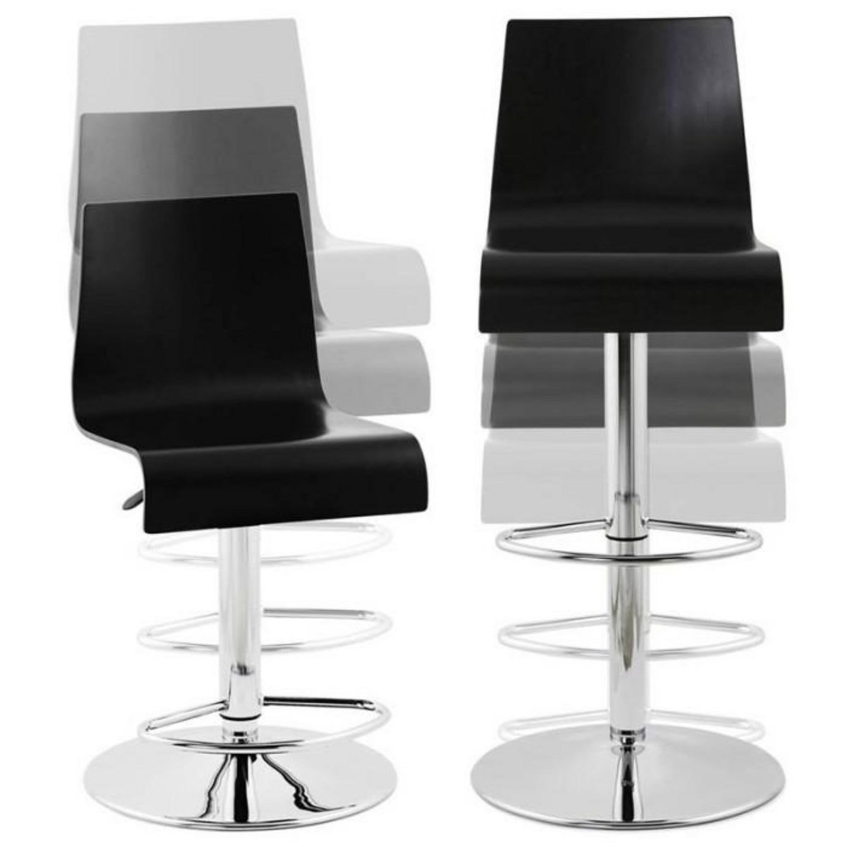 Paris Prix Tabouret de Bar  Fire  107cm Noir