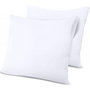 Voir la diapositive 2 : UNIVERS DECOR Lot de 2 protège oreiller éponge imperméable absorbant 63 x 63 cm