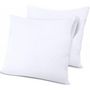 Voir la diapositive 2 : UNIVERS DECOR Lot de 2 protège oreiller éponge imperméable absorbant 63 x 63 cm