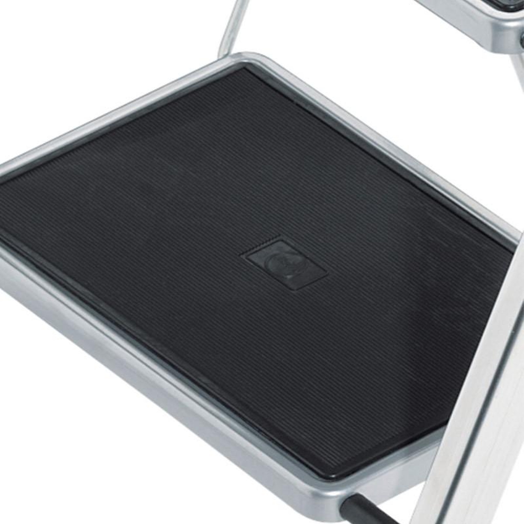 Voir la diapositive 5 : HAILO Marche pied 2 marches pliable antidérapant en aluminium hailo k30