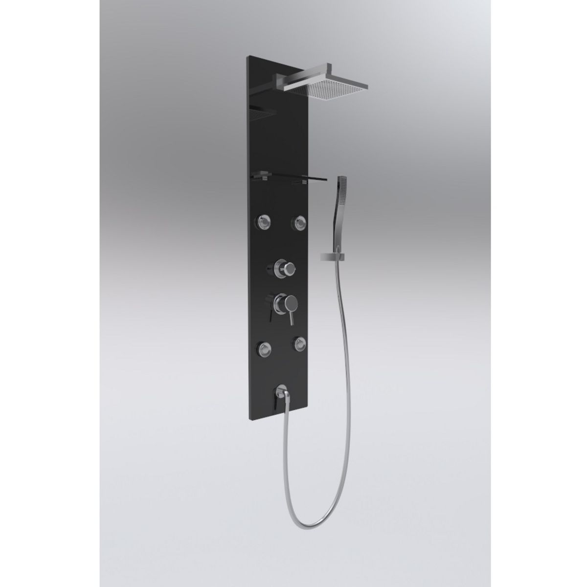 Aurlane Colonne de douche hydromassante - Glass Noir