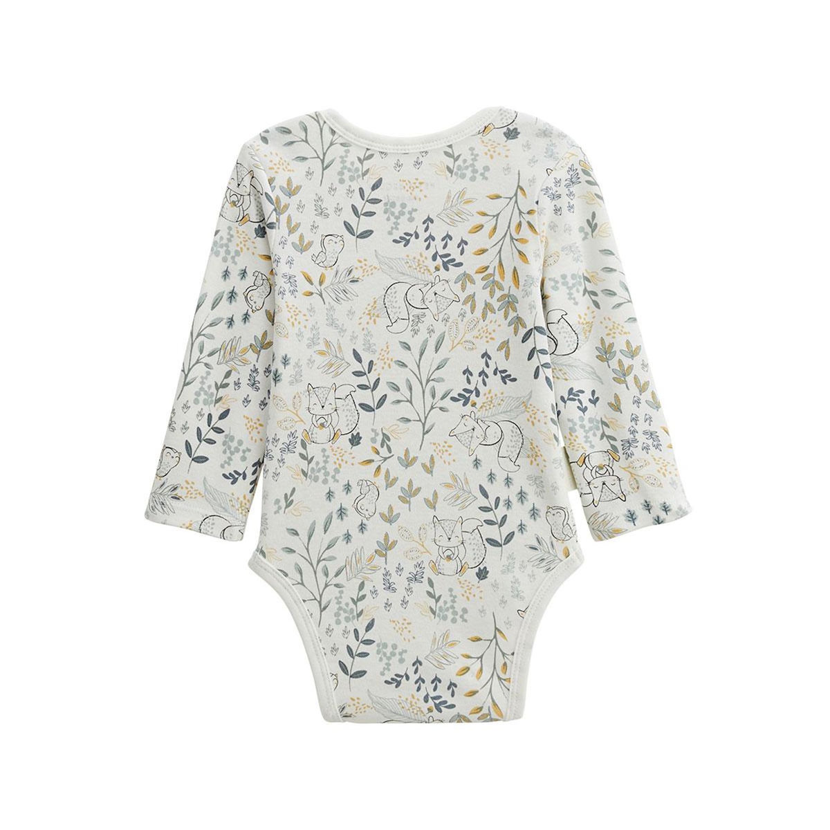 Petit Béguin Lot de 3 bodies bébé manches longues Cacahuète