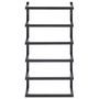 Voir la diapositive 3 : VIDAXL Porte-serviette Noir 24x12x48 cm Acier