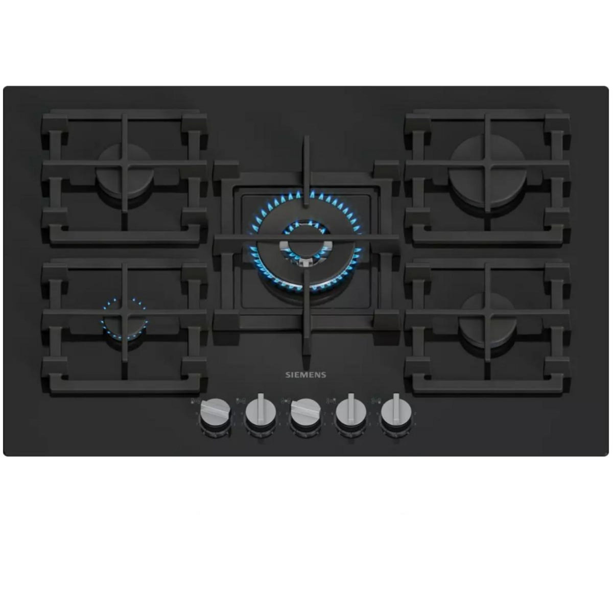 Siemens Table de cuisson gaz 75cm 5 feux 11700w noir - ER7A6RH40