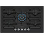 Voir la diapositive 1 : Siemens Table de cuisson gaz 75cm 5 feux 11700w noir - ER7A6RH40