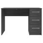 Voir la diapositive 1 : Bureau droit 3 tiroirs L110cm CARLA
