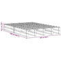 Voir la diapositive 6 : VIDAXL Cadre de lit sans matelas 160x200 cm bois massif de pin