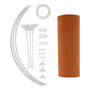 Voir la diapositive 4 : ATMOSPHERA Abat-Jour en Velours  Beline  30cm Terracotta