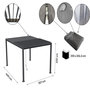 Voir la diapositive 3 : Habitat et Jardin Pergola bioclimatique avec rideau et moustiquaire  Howard  - 3 x 4 m - Gris
