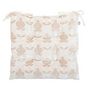 Voir la diapositive 1 : ATMOSPHERA Galette de Chaise en Velours  Luna  38x38cm Beige Lin