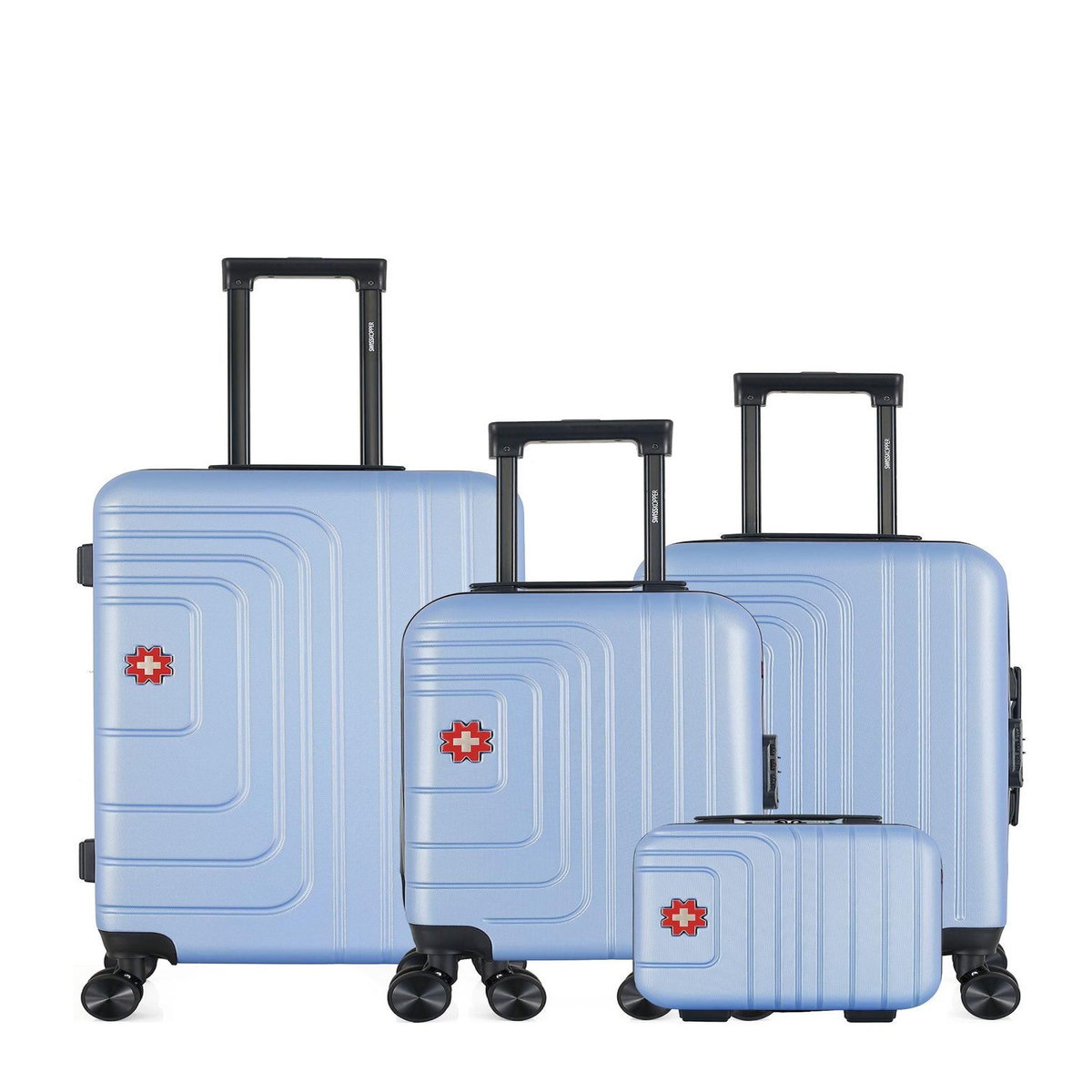 SWISS KOPPER SWISS KOPPER - Lot de 4 - Valises weekend, cabine, cabine XXS et vanity RUTI