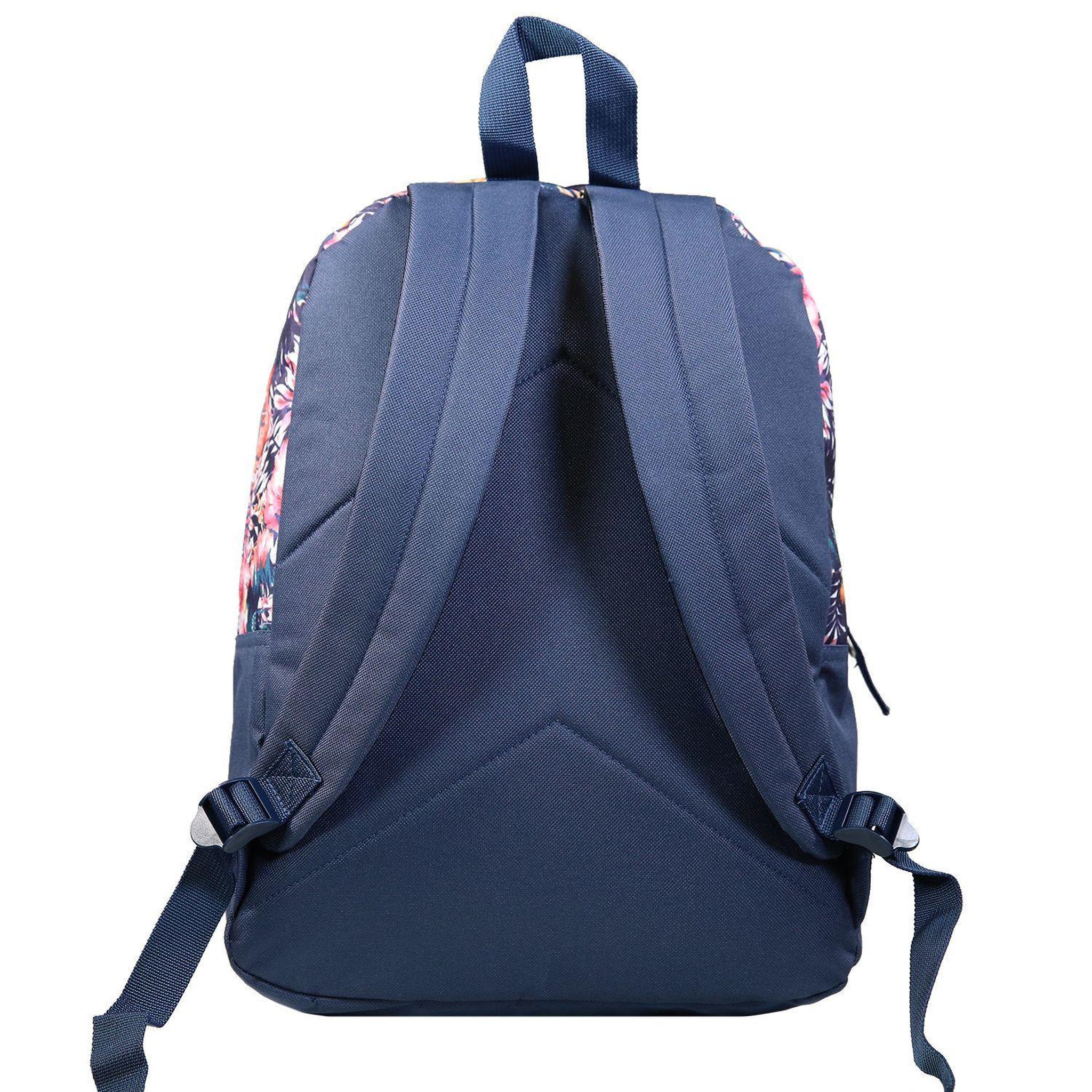 Voir la diapositive 4 : Bagtrotter BAGTROTTER Sac à dos 1 compartiment Offshore Hibiscus Fleurs Multicolore