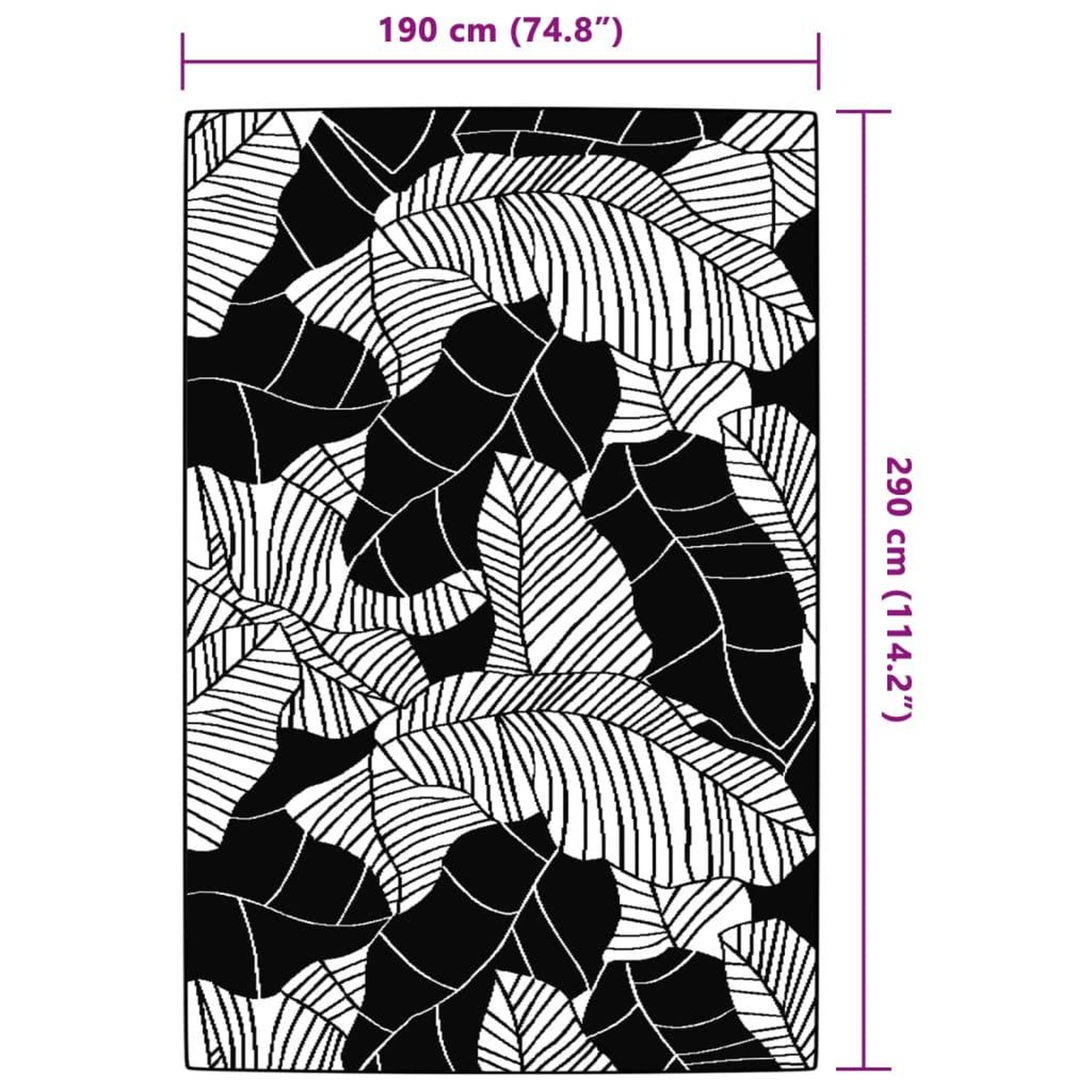 Voir la diapositive 6 : VIDAXL Tapis d'exterieur ARAKIL vert 190 x 290 cm PP