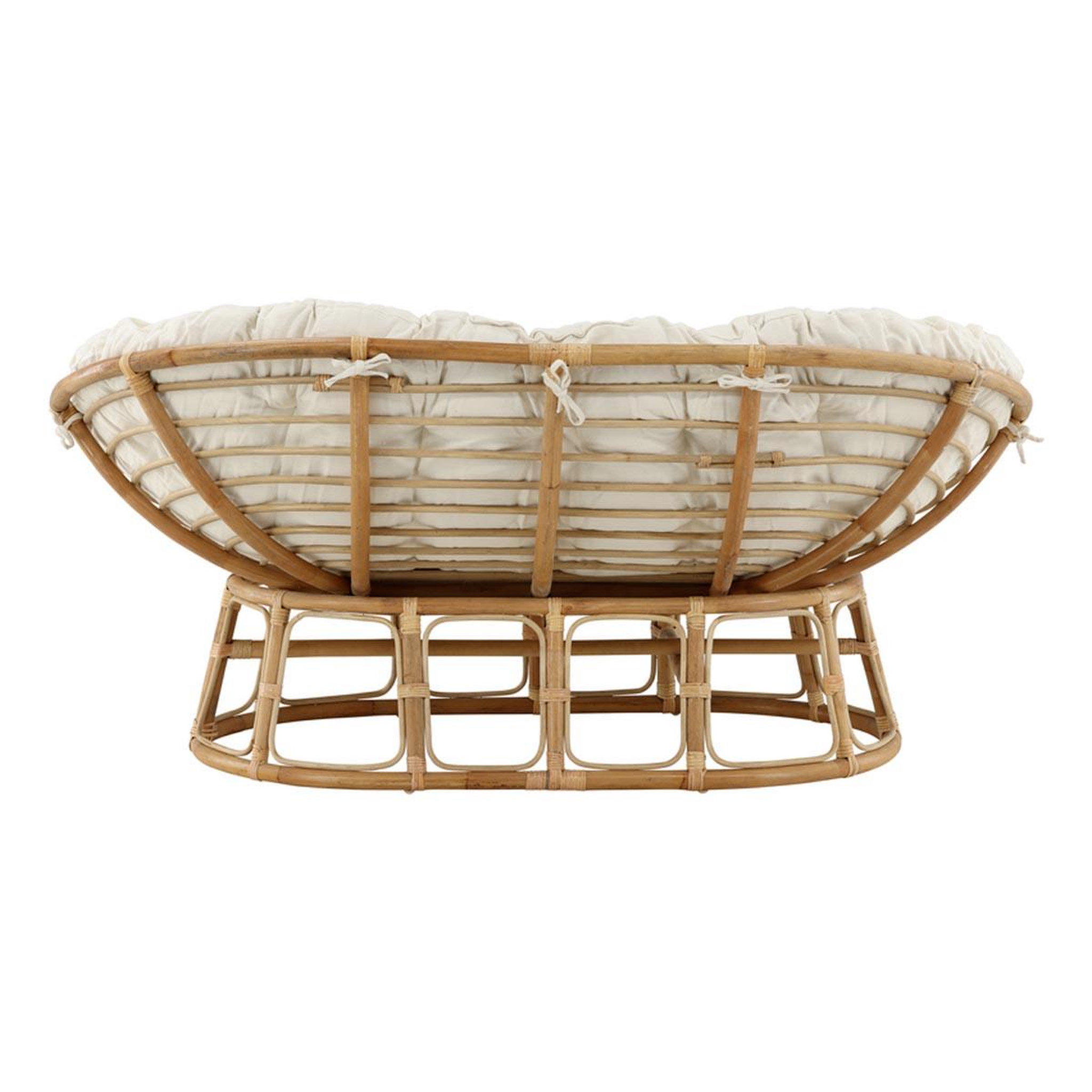 Voir la diapositive 4 : Paris Prix Canapé de jardin en rotin  mamasan  165cm naturel