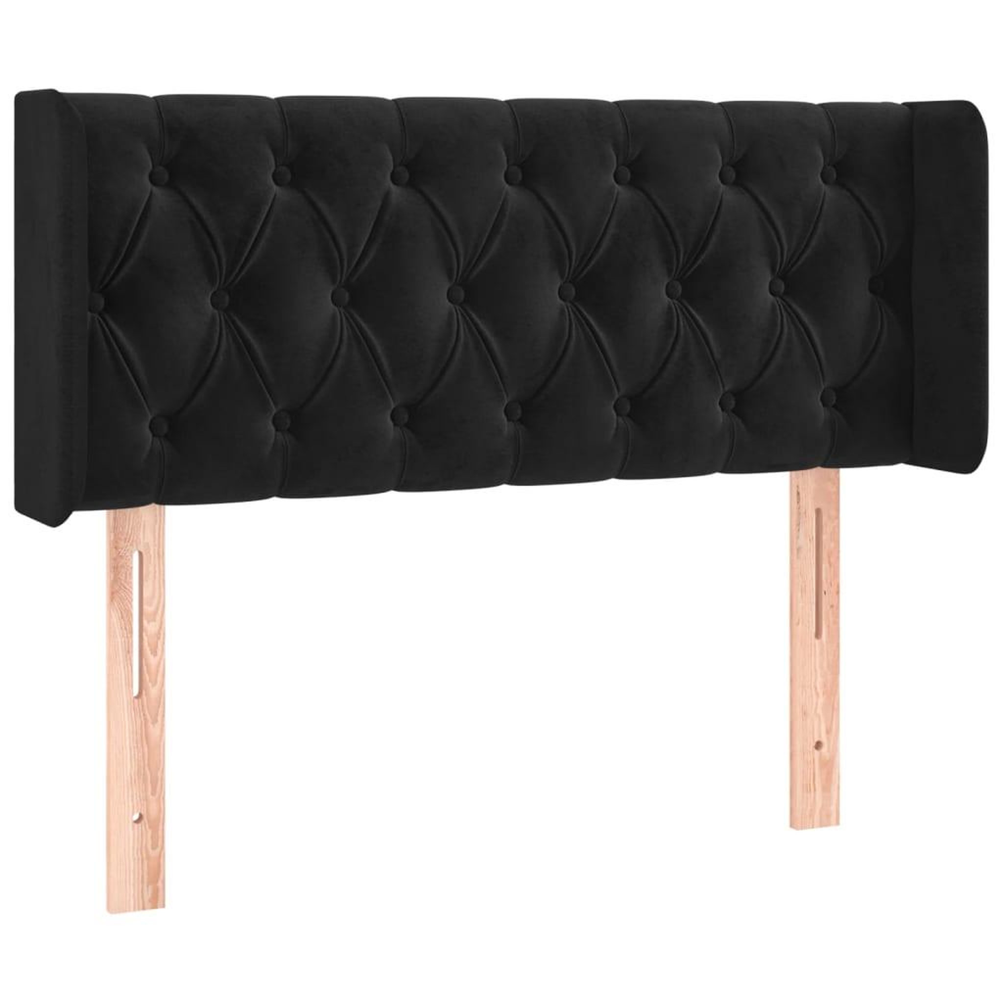 Voir la diapositive 3 : VIDAXL Tete de lit a LED Noir 103x16x78/88 cm Velours