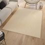 Voir la diapositive 2 : ID MARKET Tapis d'intérieur rectangle JADA à motifs circulaire beige 160 x 220 cm