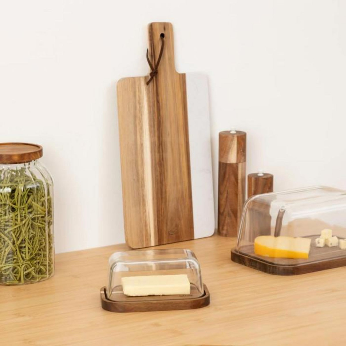 FIVE Beurrier en Verre  Harmony  17cm Transparent