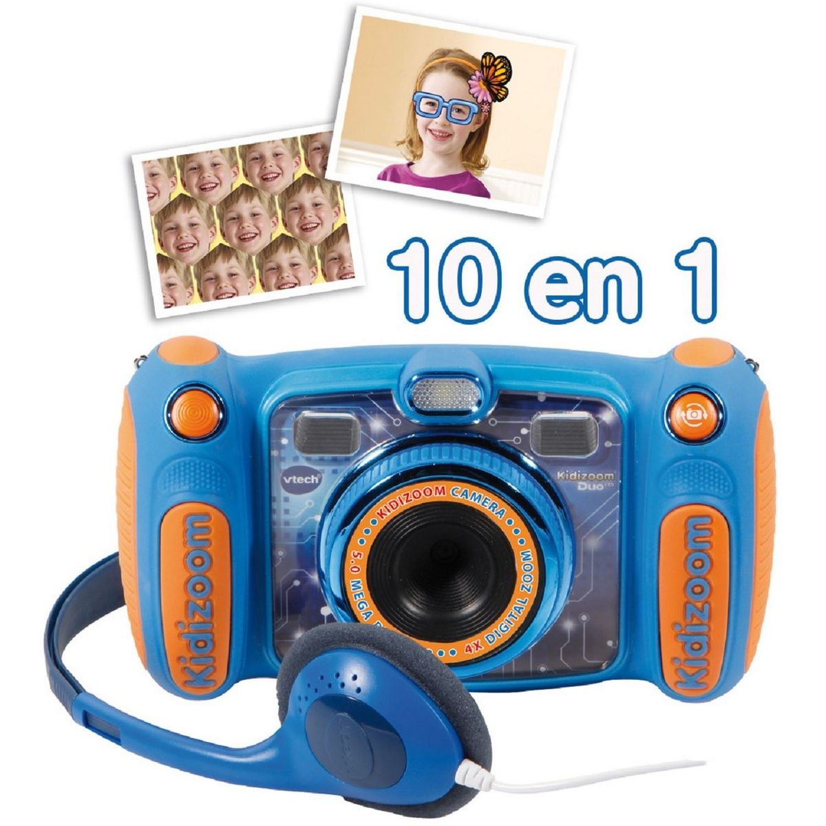 VTECH Appareil photo enfant Kidizoom Duo 5.0 Bleu