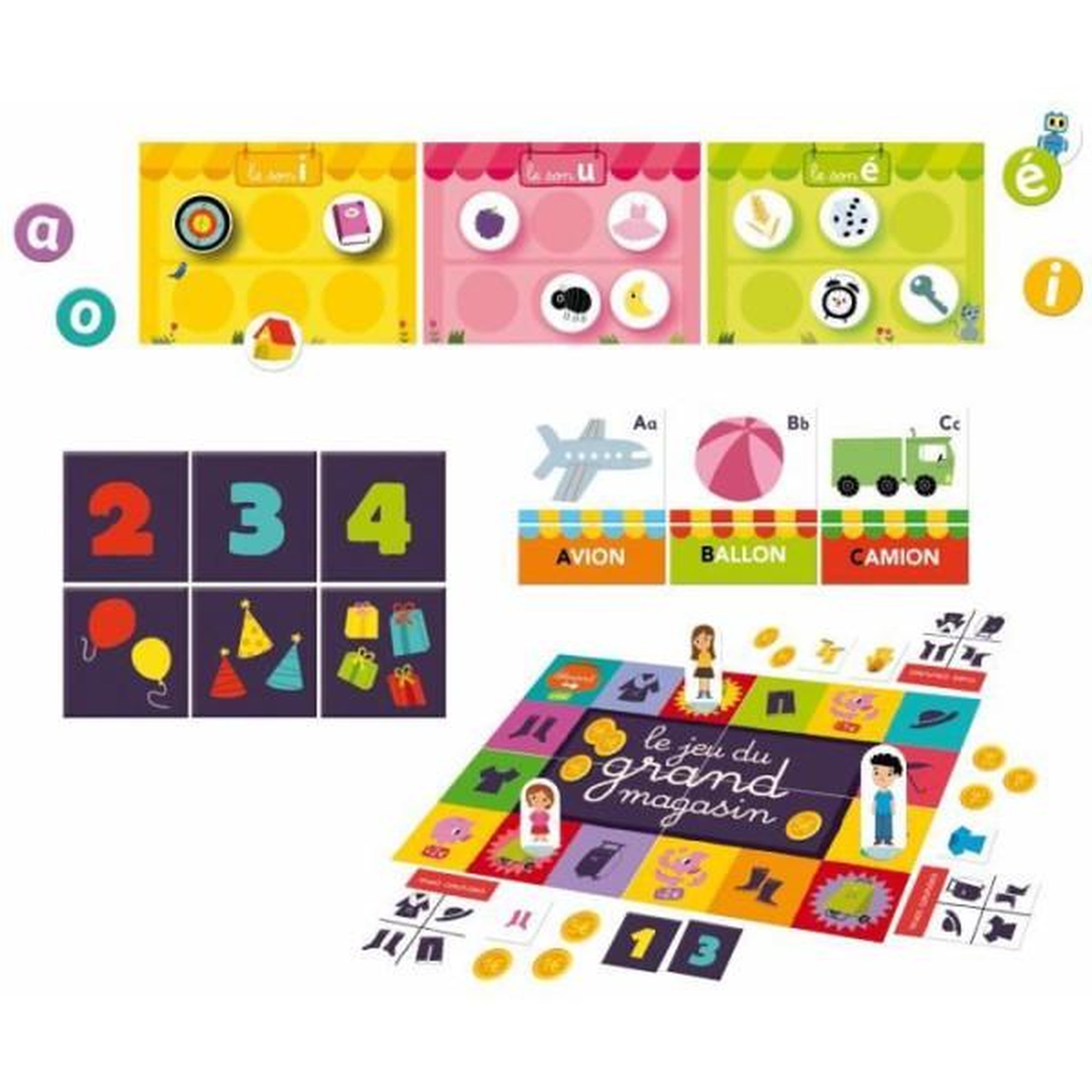 Voir la diapositive 2 : Nathan Jeu éducatif - NATHAN - La Petite Ecole - Mon Grand Coffret Moyenne Section