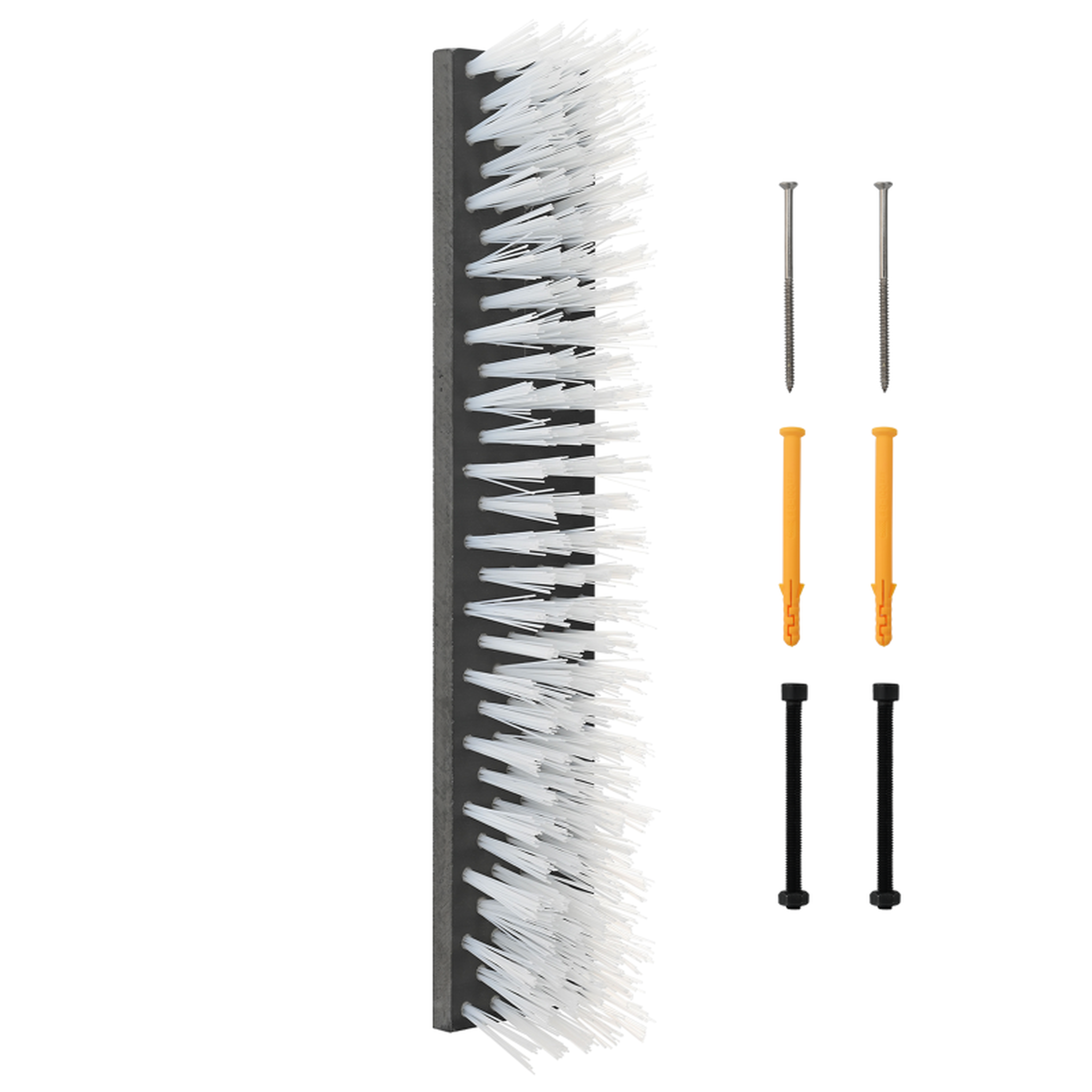 Voir la diapositive 2 : VIDAXL Brosses à bétail murales 50x10x6.5 cm