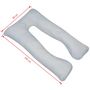 Voir la diapositive 4 : VIDAXL Coussin de grossesse 90 x 145 cm Gris