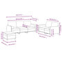 Voir la diapositive 6 : VIDAXL Ensemble de canapes 3 pcs avec coussins vert fonce velours