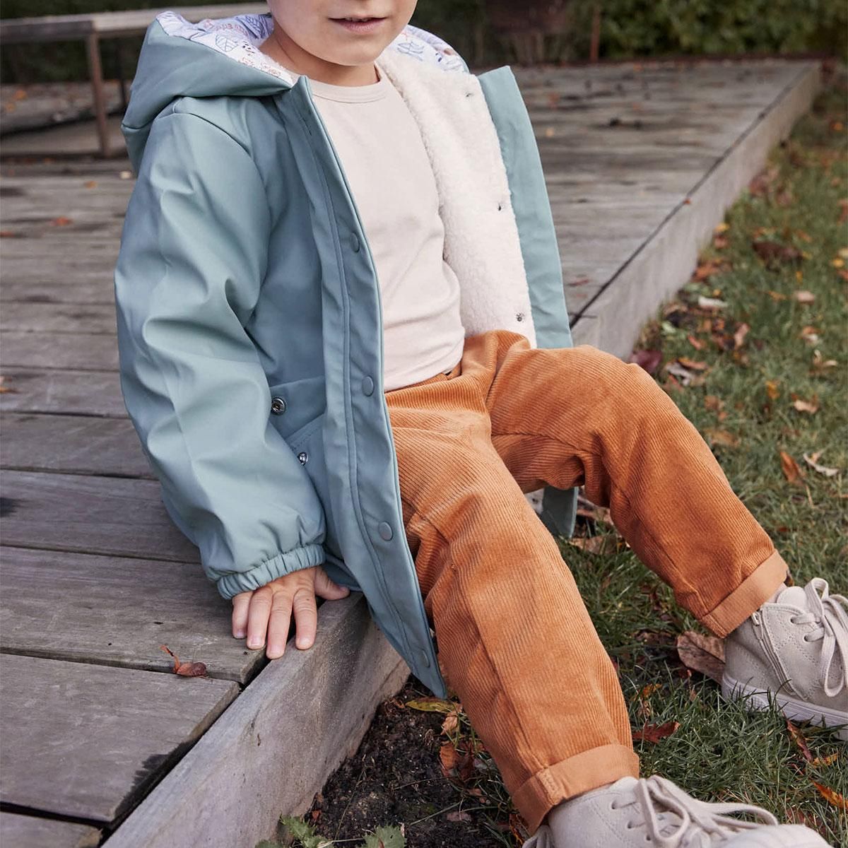 Petit Béguin Pantalon bébé en velours côtelé Malo