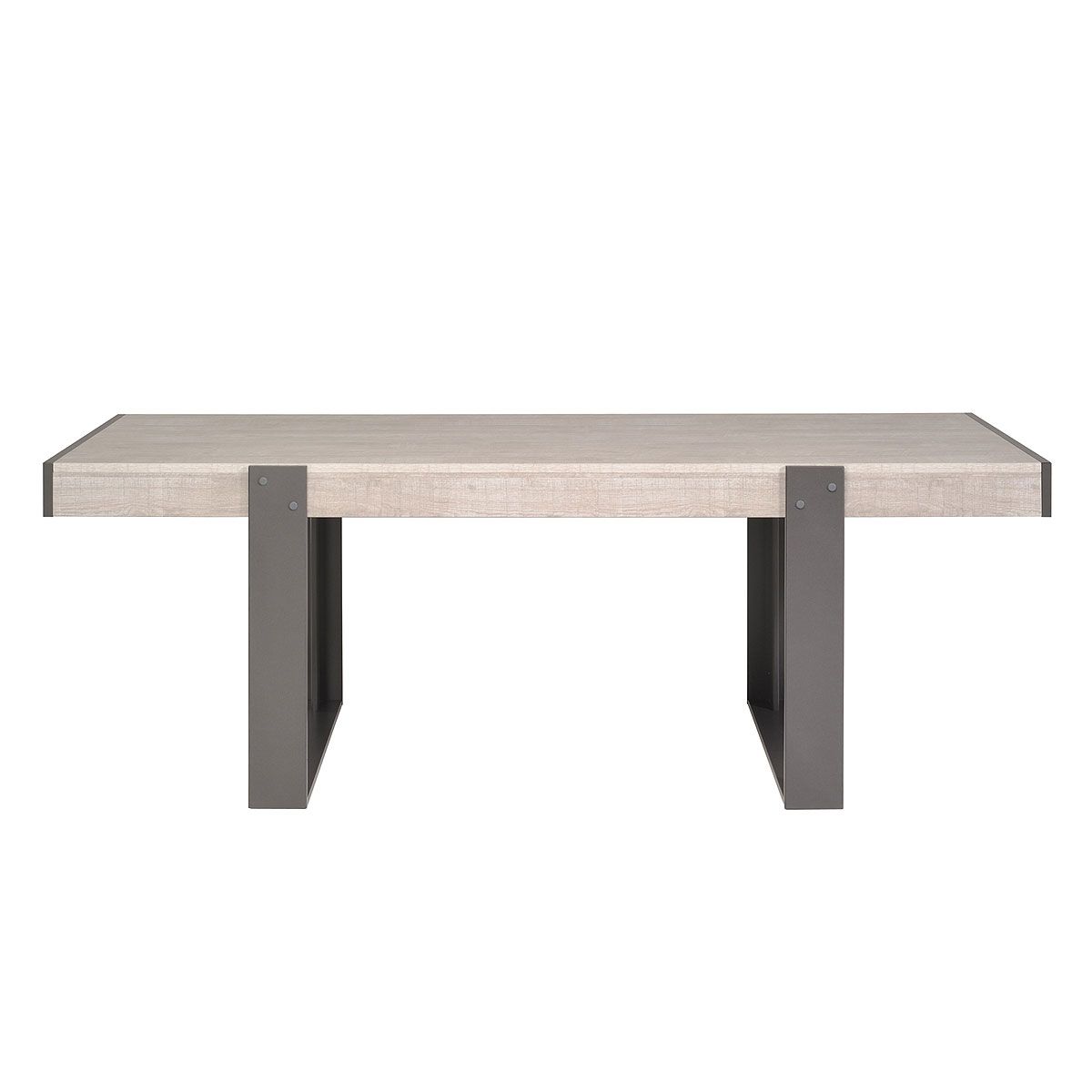 Table de séjour fixe style industriel L224cm TRAVEL 