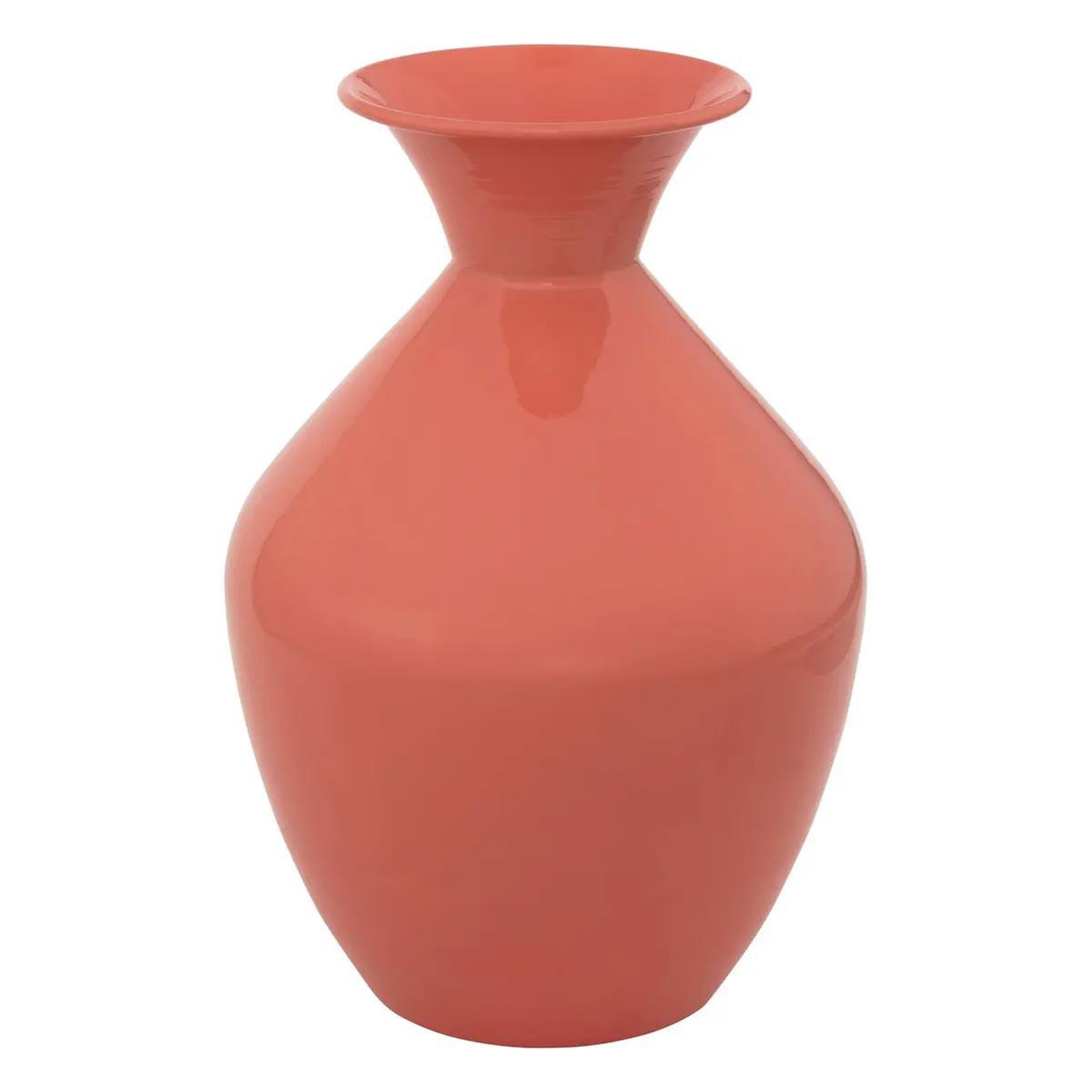 ATMOSPHERA Vase déco en métal  kian  25cm rose fuchsia
