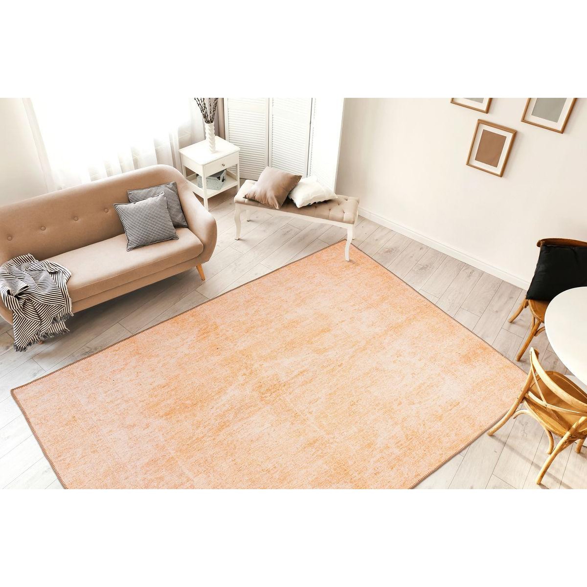 Voir la diapositive 2 : Paris Prix Tapis tissé imprimé d'orient  faye  sable