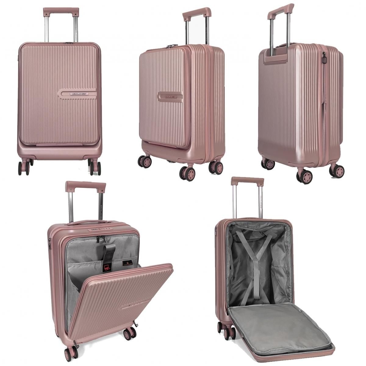 David Jones Valise cabine rigide porte-ordinateur 16  TSA 55cm