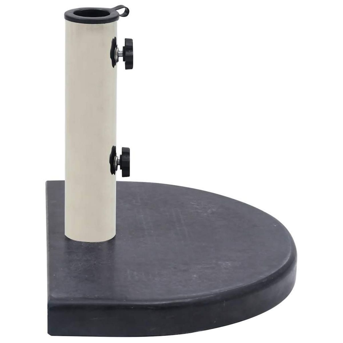 VIDAXL Socle de parasol Noir 40x28x4 cm Granite