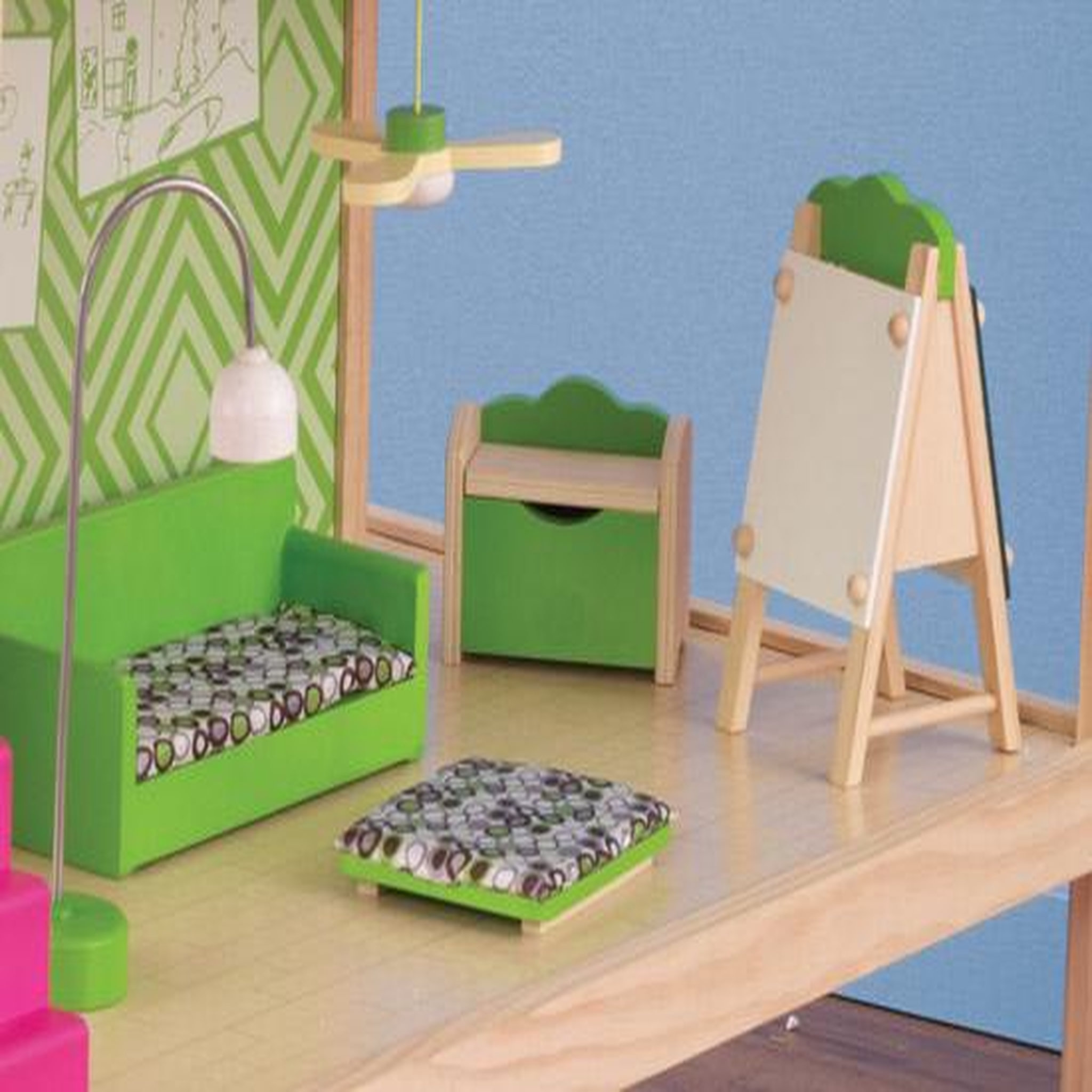 Voir la diapositive 2 : Kidkraft Maison de poupée bois So Chic